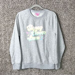 Stoney Clover Ln Sweatshirt Women’s Medium Target Gray Crew Neck Logo Pullover